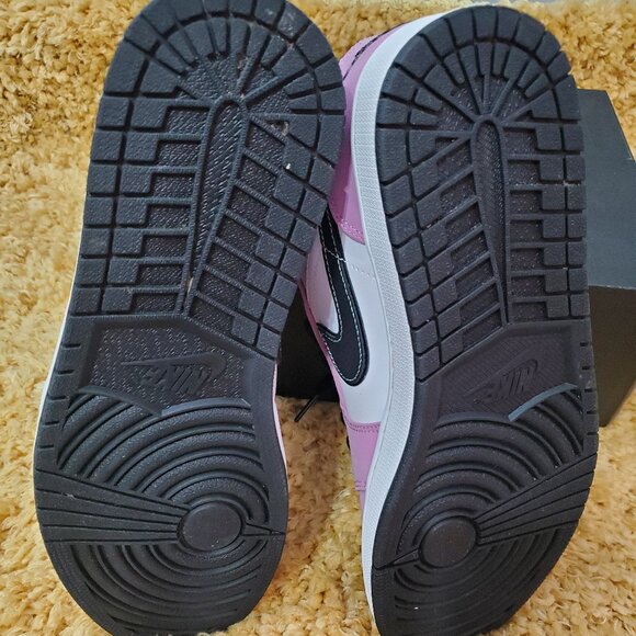 Air Jordan 1 Low Men's Size 12 Violet Shock Purple Black w Box - Picture 9 of 16